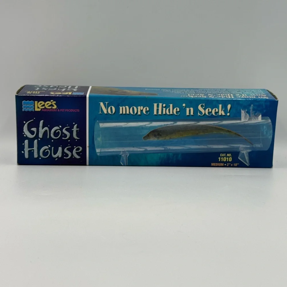 Lee’s Pet Aquarium & Pet Accessories “Ghost House” for Aquariums 2”x10”